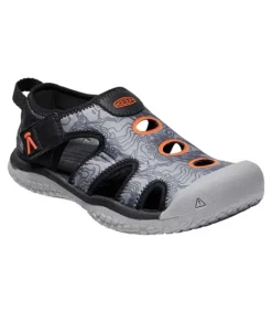 Keen Kids' Youth Stingray Durable Sandals Black Orange - ONLINE ONLY