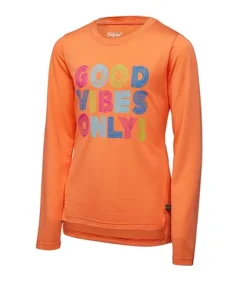 Girls' 7-16 Years Graphic Crew Neck Long Sleeve T Shirt