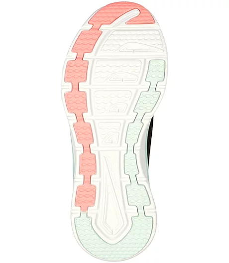 Skechers Women's D'Lux Walker Fresh Finesse Mesh Lace Up Shoes 4 Skechers Women's D'Lux Walker Fresh Finesse Mesh Lace Up Shoes - Image 2