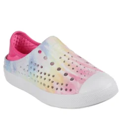 Skechers Girls' Preschool Guzman Steps Slip On Shoes - White Multi -Clothing Store 376237 308004L LTPK PROD 1 WHTMLT
