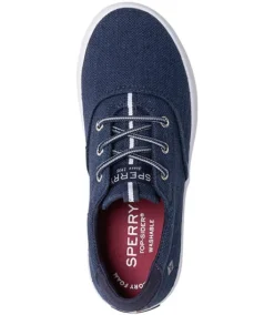 Boys' Youth Sperry Spinnaker Washable Sneakers Navy Blue - ONLINE ONLY