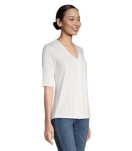 Women's Relaxed Fit V-Neck T Shirt 4 Women's Relaxed Fit V-Neck T Shirt - Image 2