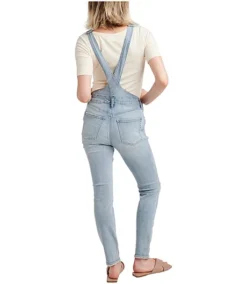 Women's Skinny Leg Jean Overalls