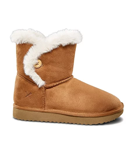 Women's Cozy II Faux Suede Slip On Boots 3 Women's Cozy II Faux Suede Slip On Boots