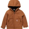 Carhartt Girls' 2-4 Years Canvas Long Sleeve Insulated Hooded Jacket -Clothing Store 384222 CP8552 D15 PROD 1 CARHBN