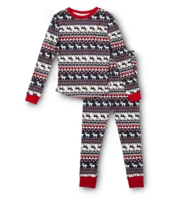 Youth Heritage 2 Piece Matching Family PJ Set 7 Youth Heritage 2 Piece Matching Family PJ Set -Clothing Store 385140 11BHWRF2 228 PROD 1 NAVY