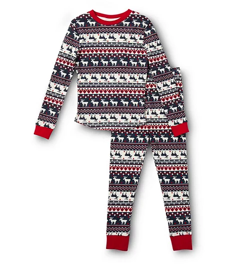 Youth Heritage 2 Piece Matching Family PJ Set 5 Youth Heritage 2 Piece Matching Family PJ Set - Image 3