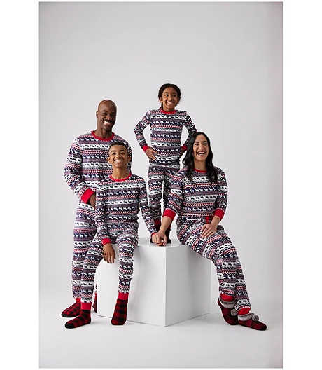 Youth Heritage 2 Piece Matching Family PJ Set 4 Youth Heritage 2 Piece Matching Family PJ Set - Image 2