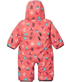 Columbia Baby Girls' 0-24 Months Water Resistant Powder Lite Reversible Bunting Bodysuit