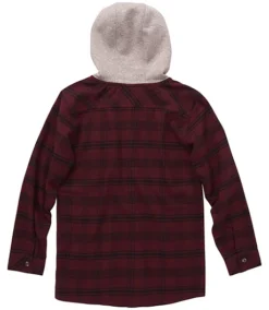 Carhartt Boys' 7-16 Years Long Sleeve Hooded Flannel Shirt