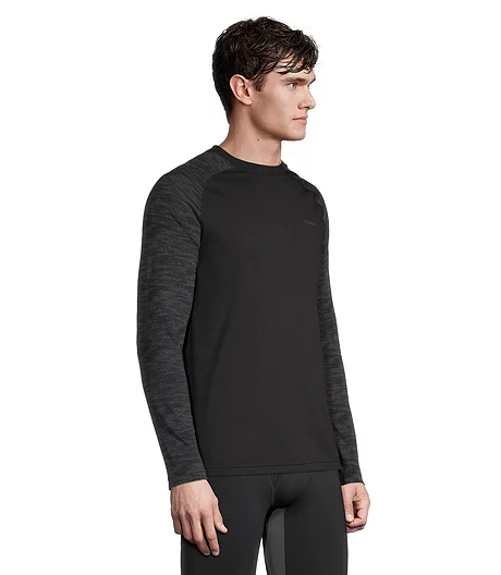 Men's T-Max Crewneck Long Sleeve Thermal Camo Top 4 Men's T-Max Crewneck Long Sleeve Thermal Camo Top - Image 2