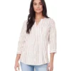 Lois Women's Allison Flowy Three Quarter Sleeve V-Neck Blouse - ONLINE ONLY 1 Lois Women's Allison Flowy Three Quarter Sleeve V-Neck Blouse - ONLINE ONLY -Clothing Store 386547 2902 4 PROD 1 OFFWCO