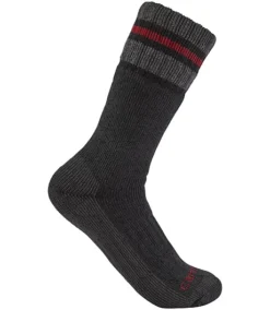 Carhartt Men's 2 Pack Heavyweight Wool Blend Boot Socks