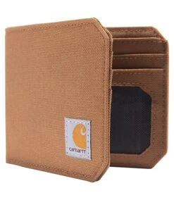 Carhartt Men's Nylon Duck Bifold Wallet - Brown