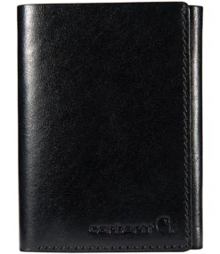 Carhartt Men's Rough Cut Trifold Wallet - Black 7 Carhartt Men's Rough Cut Trifold Wallet - Black -Clothing Store 388244 B000020200199 PROD 1 BLACK