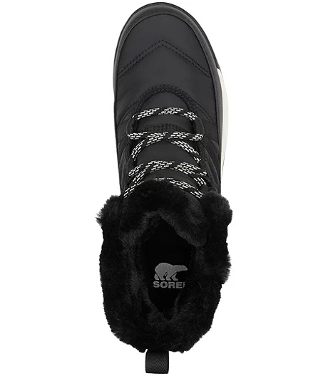 Sorel Women's Whitney II Waterproof Lace Up Winter Boots - Black 6 Sorel Women's Whitney II Waterproof Lace Up Winter Boots - Black - Image 4