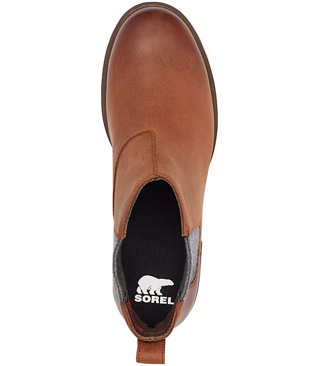 Sorel Women's Emelie II Waterproof Chelsea Leather Boots 3 Sorel Women's Emelie II Waterproof Chelsea Leather Boots