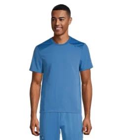 Men's Crewneck Scrub Top -Clothing Store 388436 3FLBSCF22NATEBL PROD 1 BLUE