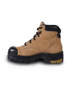 Women's 6 Inch Quad Basic Steel Toe Composite Plate Leather Work Boots With Tarantula Anti-Slip - Brown -Clothing Store 38843 5BOBDK6 6006 prod 2 BROWN