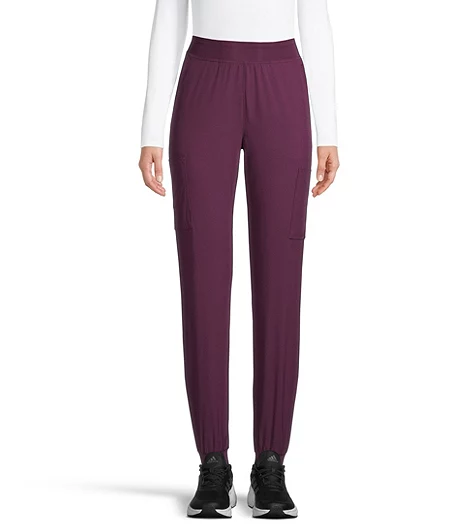 Women's Mid Rise Cargo Jogger Scrub Pants 4 Women's Mid Rise Cargo Jogger Scrub Pants - Image 2