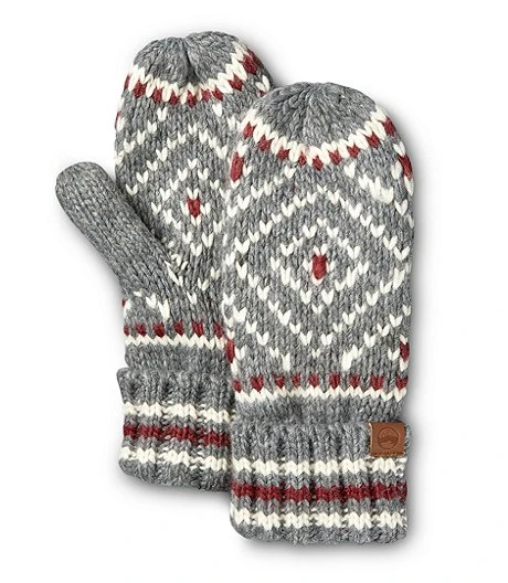 Women's Heritage Nordic Mittens 3 Women's Heritage Nordic Mittens