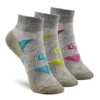Women's 3 Pack Moisture Guard Extreme Athletic Low-Cut Socks -Clothing Store 390015 CSW25235L3B4C01 PROD 1 GRYCMB