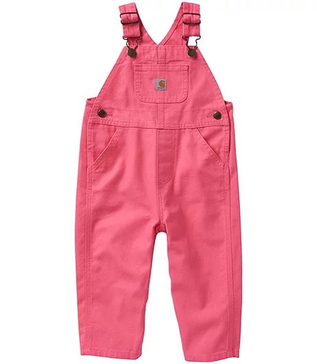 Carhartt Girls' 2-4 Years Canvas Loose Fit Bib Overall 3 Carhartt Girls' 2-4 Years Canvas Loose Fit Bib Overall