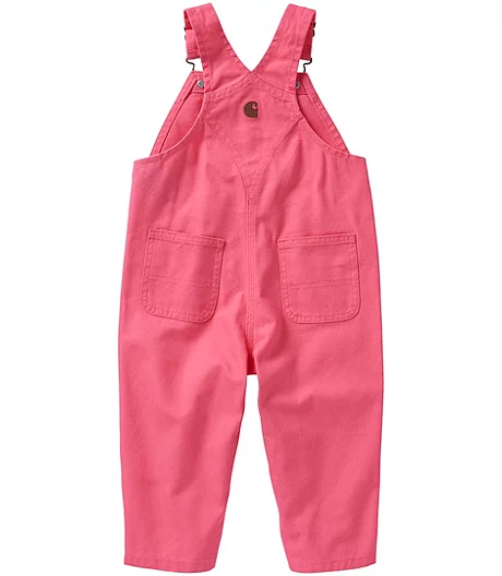 Carhartt Girls' 2-4 Years Canvas Loose Fit Bib Overall 4 Carhartt Girls' 2-4 Years Canvas Loose Fit Bib Overall - Image 2