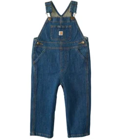 Carhartt Boys' 0-24 Months Canvas Loose Fit Bib Overalls
