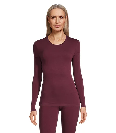 Women's Crewneck Long Sleeve Heat Baselayer Top 5 Women's Crewneck Long Sleeve Heat Baselayer Top - Image 3