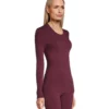 Women's Crewneck Long Sleeve Heat Baselayer Top 1 Women's Crewneck Long Sleeve Heat Baselayer Top -Clothing Store 391023 WAH220 PROD 3 BURGNY