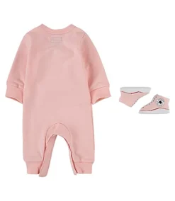 Converse Baby Lil' Chuck Coverall With Sock Bootie Set