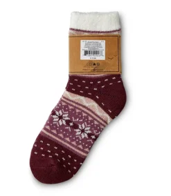 Women's Heritage Snowflake Pattern Quarter Socks