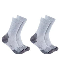 Carhartt Women's 2 Pack Midweight Crew Socks