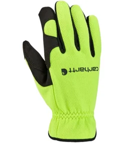 Carhartt Men's High Dexterity Open Cuff Gloves