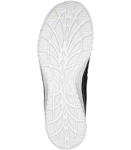 Skechers Women's Sport Active Bungee Slip On Shoes - Black White 3 Skechers Women's Sport Active Bungee Slip On Shoes - Black White