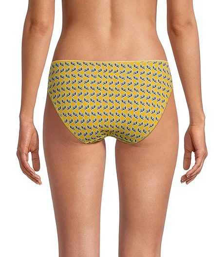 Women's 5 Pack Cotton Stretch Bikini Underwear 6 Women's 5 Pack Cotton Stretch Bikini Underwear - Image 4