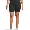 Women's Garment Wash High Rise Bermuda Shorts -Clothing Store 394485 3DJFDHSP23 692B PROD 1 BLACK