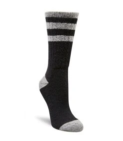 Women's QUAD COMFORT Wool Blend Lightweight Hiker Socks -Clothing Store 394617 6DUDWRAS P7718C PROD 1 BLKGRY