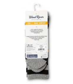 Women's QUAD COMFORT Wool Blend Lightweight Hiker Socks