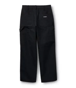 Men's Double Front Duck Utility Work Pants -Clothing Store 395421 1AAADWS BDDU002 PROD 2 BLACK