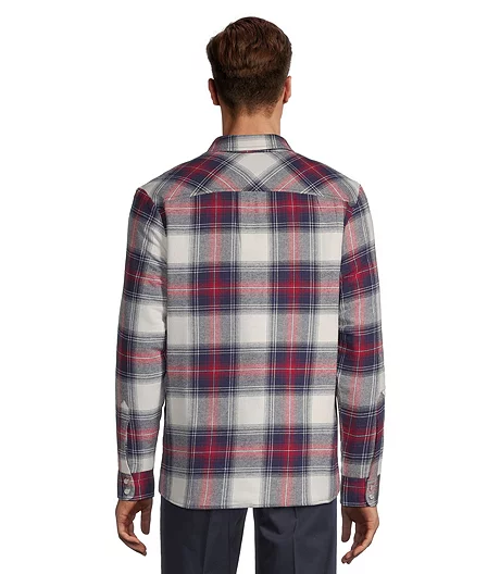 Men's Snap-Front Plaid Quilted Flannel Work Shirt 4 Men's Snap-Front Plaid Quilted Flannel Work Shirt - Image 2