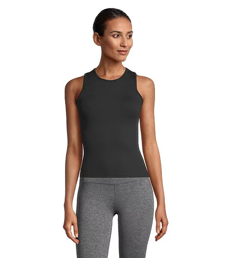 Women's Live-In Comfort Cropped Racerback Tank 4 Women's Live-In Comfort Cropped Racerback Tank - Image 2