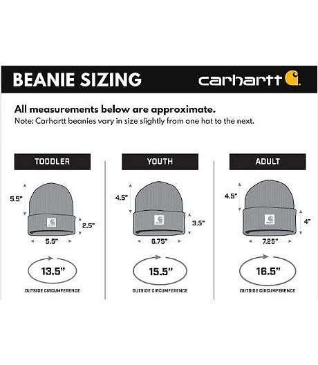 Carhartt Unisex Youth Watch Hat - Dark Purple 4 Carhartt Unisex Youth Watch Hat - Dark Purple - Image 2