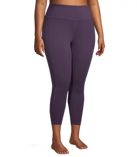 Women's Live-In Comfort High Rise Crop Leggings 4 Women's Live-In Comfort High Rise Crop Leggings - Image 2
