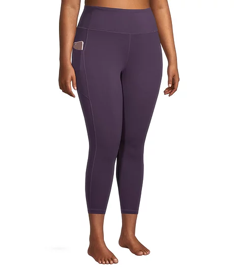 Women's Live-In Comfort High Rise Crop Leggings 6 Women's Live-In Comfort High Rise Crop Leggings - Image 4