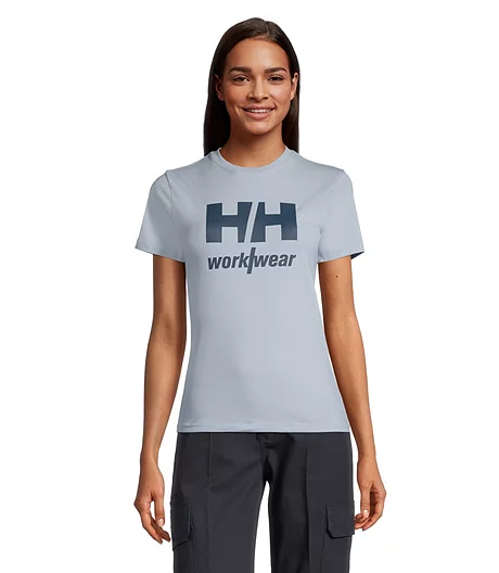 Women's Chest Logo Crewneck Work T Shirt 4 Women's Chest Logo Crewneck Work T Shirt - Image 2