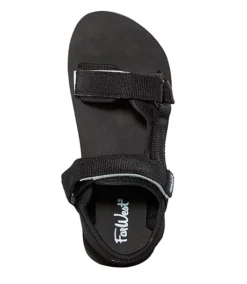 Women's Trail Nylon Sandals - Black -Clothing Store 398801 FWS23 4138 PROD 3 BLACK