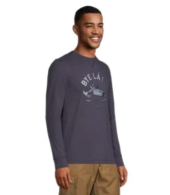 Men's Bye LA Graphic Long Sleeve Crewneck Ultrasoft Cotton Work T Shirt 8 Men's Bye LA Graphic Long Sleeve Crewneck Ultrasoft Cotton Work T Shirt -Clothing Store 399409 1AABDWS LST009 PROD 3 ODSGRE