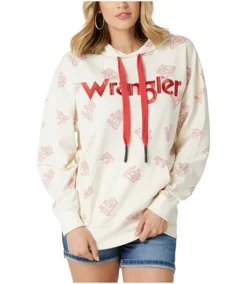 Wrangler Women's Retro All Over Print Hoodie Sweatshirt 8 Wrangler Women's Retro All Over Print Hoodie Sweatshirt -Clothing Store 400034 112327241 PROD 1 MRHMLO